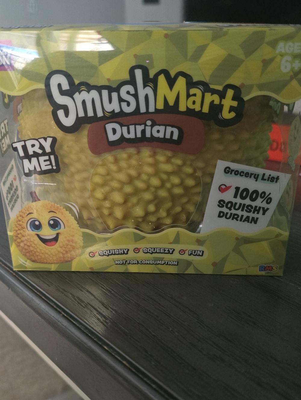 SmushMart Durian Squishy Toy - Yellow